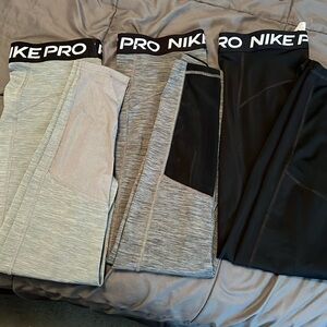 3 Pairs of Nike Pro Leggings *SOLD